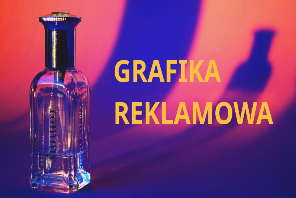 Projekt graficzny reklamy perfum